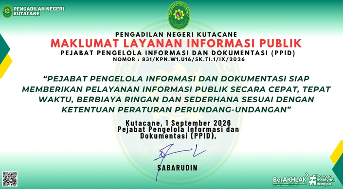 MAKLUMAT LAYANAN INFORMASI PUBLIK PPID